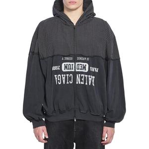 Рубашка с панелями Balenciaga, черный