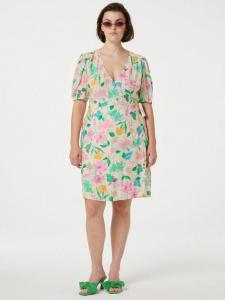 Короткое платье Cleo с короткими рукавами и цветочным принтом Fabienne Chapot, Multi