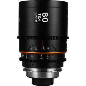Анаморфотный объектив Venus Optics Laowa Nanomorph 80 мм T2.4 1,5x S35 (ARRI PL и Canon EF, янтарный блик)