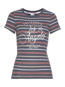 Футболка серо-голубого-пудрово-розового-пыльно-белого цвета Kangaroos