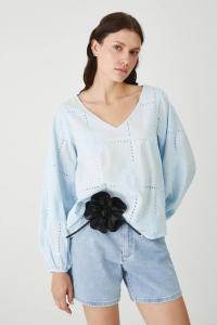 Хлопковая блузка Medicine, синий