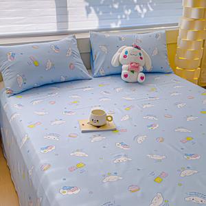 Yalu Простыня на резинке 230х250 см, 100% хлопок, цвет Baiyun Dog