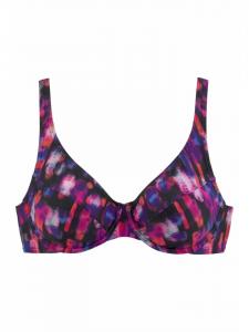 Верх бикини LASCANA Top, цвет schwarz-bedruckt