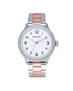 Женские часы Timmy RA627205 из стали с двухцветным ремешком из розового золота Radiant, серебрянный