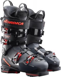 Мужские горнолыжные ботинки NORDICA Sportmachine 3 130 - высокопроизводительные универсальные горнолыжные ботинки с индивидуальной посадкой для ног большого объема и регулируемой манжетой, Black / Anthracite / Red