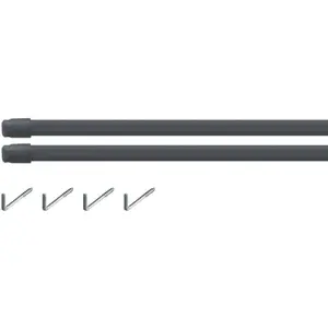 Карниз Vita Ø 11 мм, 1-рядный, выдвижной Good Life, антрацит