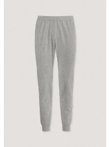 Пижамные штаны из махровой ткани, свободного кроя, светло-серого цвета Hessnatur
