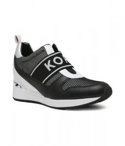 Кожаные кеды maven slip on Michael Kors, черный