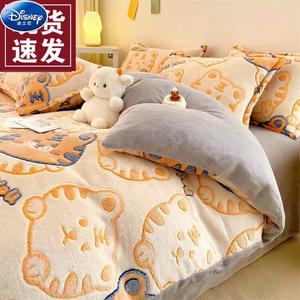Disney Комплект постельного белья, 4 предмета, 180x200 см, цвет тигр