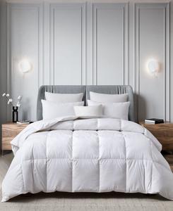 Martha Stewart Всесезонное одеяло из белого гусиного пера и пуха, размер Twin