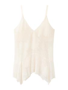 MANGO Топ 'CRUMBLE' в цвете Cream