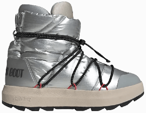 Кроссовки Moon Boot x Adidas Ace Mid, серебряный