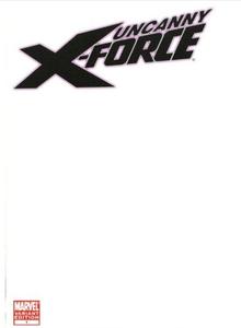 Uncanny X-Force #1 Blank Cover Variant Comic Book (Marvel)