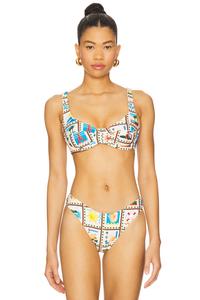 Топ на косточках Scoop Weworewhat, off white multi