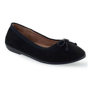 Женские балетки Aerosoles Homebet, цвет Black Faux Suede