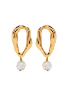 Серьги с искусственным жемчугом Forte Forte, золотистый