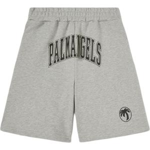 Колледж пальмовые трек шорты PALM ANGELS, серый