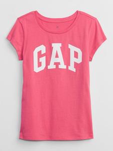 Детская футболка с логотипом Gap, розовый
