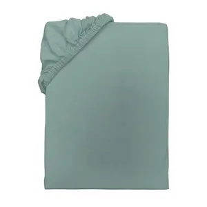 Простыня на подкладке TOM TAILOR HOME, цвет eucalyptus