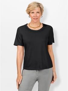 черная рубашка с круглым вырезом WITT WEIDEN