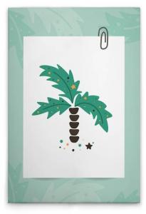 Картина на холсте A.S. Création Dream Big 1 цвет grünweissorangeschwarzbraun