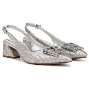 Туфли-лодочки на ремешке Racer Franco Sarto, silver rope fabric