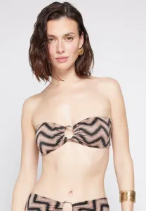 Топ от бикини chevron shine Tezenis, Black