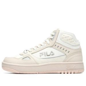Кроссовки high-top pink/white Fila, розовый