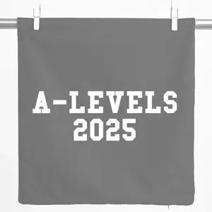 Декоративная наволочка Huuraa, подарок к выпускному A-Levels 2025 в Великобритании, 40x40 см, стальной серый хлопок, украшение для выпускного A-Levels 2025 Hellweg Druckerei