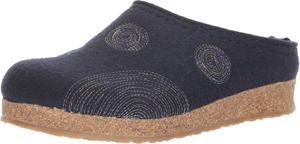 Женские шерстяные сабо HAFLINGER GZ Spirit, темно-синий