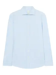 Рубашка из хлопка приталенного кроя Brooks Brothers, синий