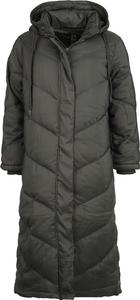 Пальто QED London Chevron Midi Quilted Coat, черный