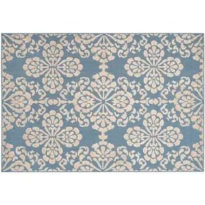 Коврик для дома и улицы с медальоном в стиле коттеджа «Скарборо» Safavieh, 153x229 см