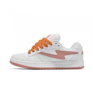 Износостойкие, легкие и дышащие низкие скейтбордистские кроссовки унисекс Tinmuu, розовый оранжевый shoelace