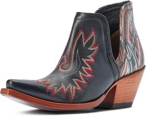 Женские вестерн-сапоги ARIAT Dixon, черный/красный