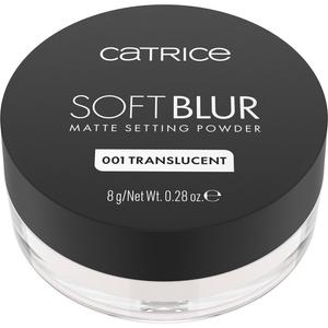 Пудра для лица soft blur matte setting Catrice, 001 translucent, вес 8 гр.