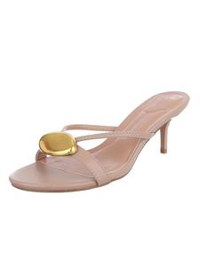 Ital-Design Босоножки на высоком каблуке светло-коричневого цвета