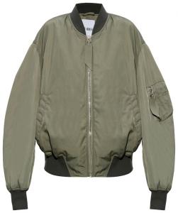 Куртка The Attico Nylon Bomber Jacket 'Military Green', зеленый