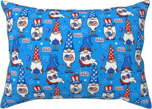 Pevtufa Чехол для подушек с принтом "Гномы в США" с застежкой-конвертом Gnomes in Usa