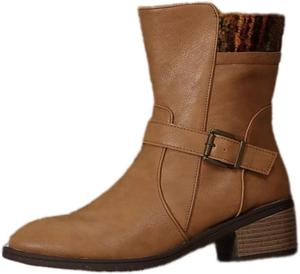 Женские массивные ботинки на платформе большого размера с пряжкой. Модные и универсальные. Подходят для улицы и повседневного использования. FmShi, Brown