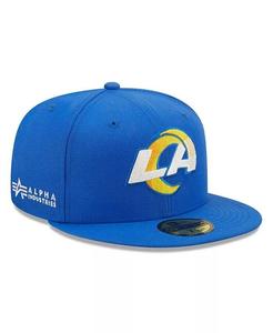 Мужская приталенная кепка Royal Los Angeles Rams Alpha 59FIFTY x Alpha Industries New Era