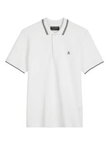 Marc O'Polo рубашка поло с контрастными полосками, белый