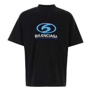 Футболка surfer t-shirt 'black blue' Balenciaga, черный