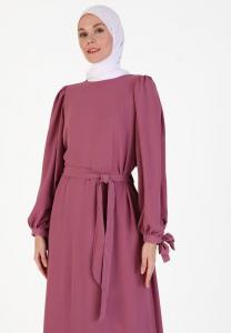 Повседневное платье TAVIN Modanisa, красный