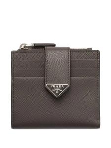 Prada картхолдер из сафьяновой кожи, серый