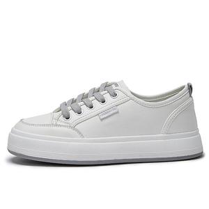 Кеды, скейтборд обувь женская низкая серо-бежевая Laorentou