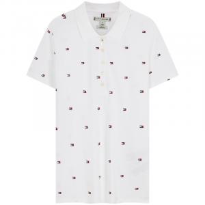 Женская поло Tommy Hilfiger, экрю