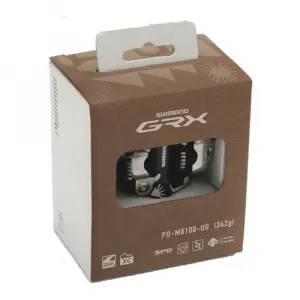 Педали Shimano M8100-UG SPD GRX, коричневый