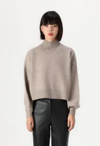 Джемпер с высоким воротником vmzelda Vero Moda, Moon Rock/Melange