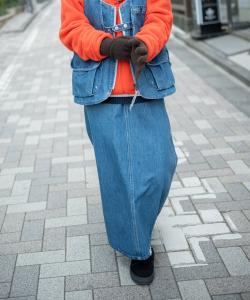 Джинсовая юбка TAKIBI